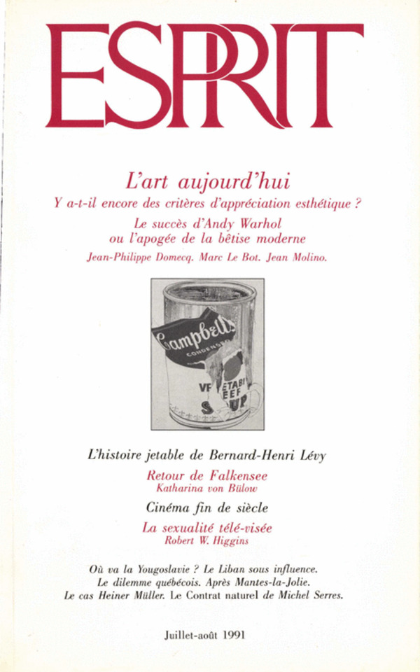 L’Art aujourd’hui