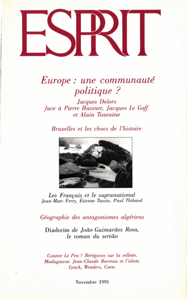 Europe : une communauté politique ?