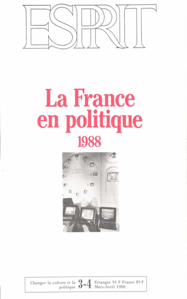 La France en politique, 1988