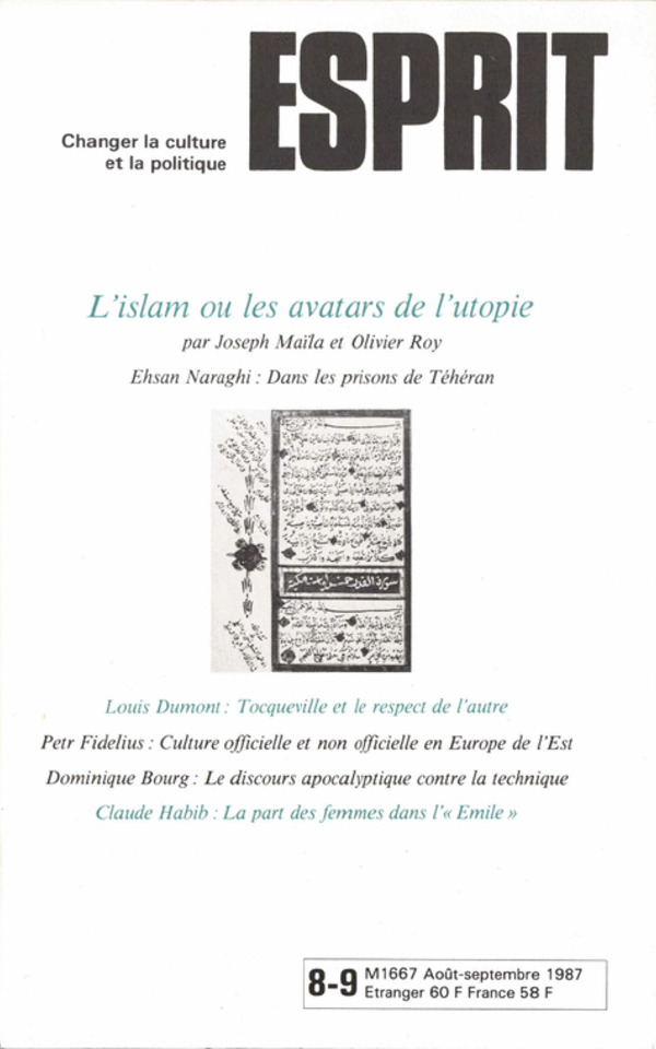 L’Islam ou les avatars de l’utopie