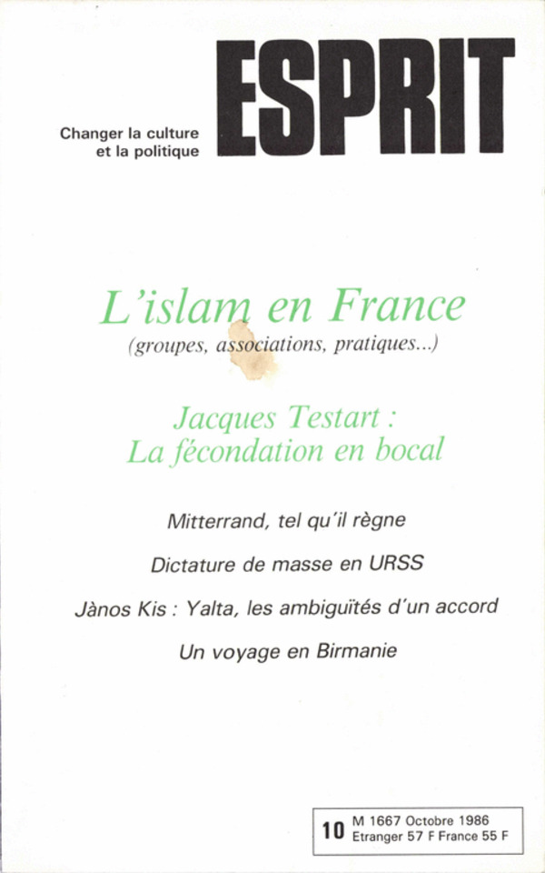 L’ISLAM EN FRANCE