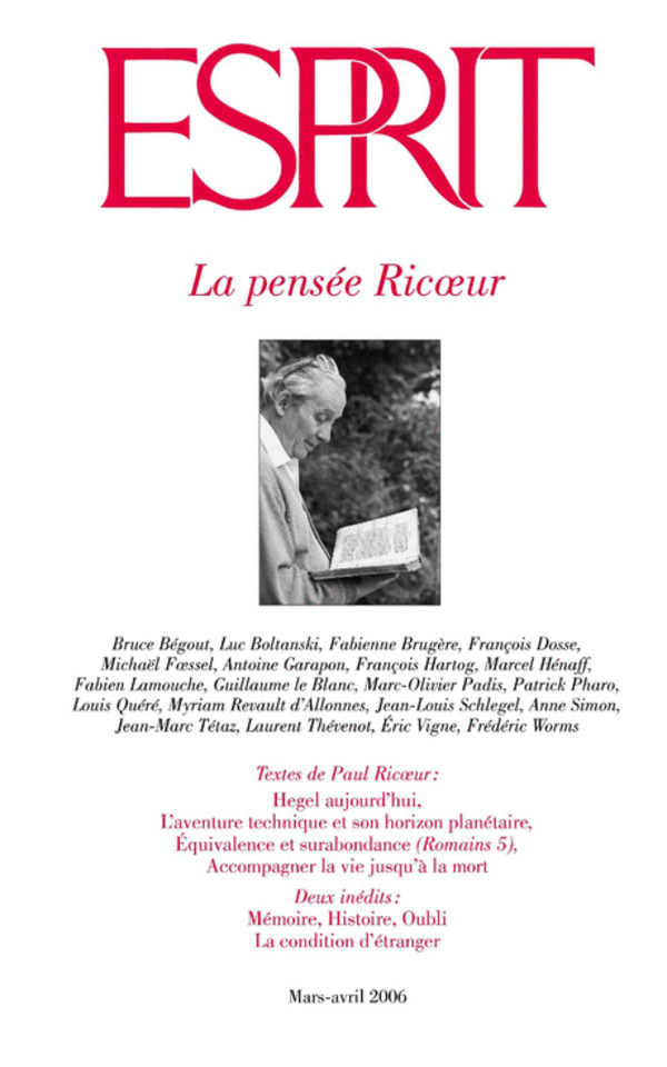 La pensée Ricoeur