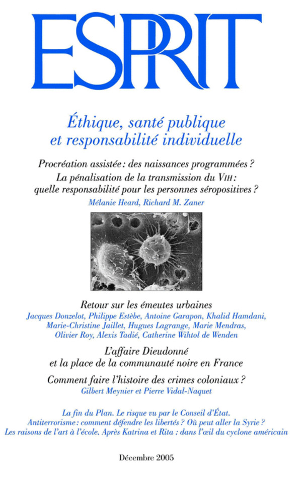 Éthique, santé publique et responsabilité individuelle