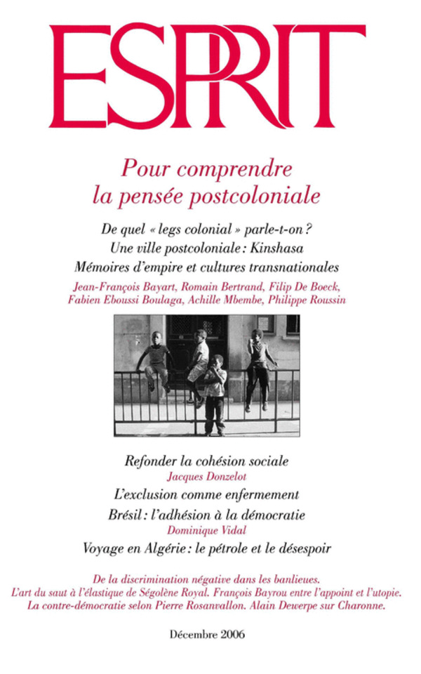 Pour comprendre la pensée postcoloniale