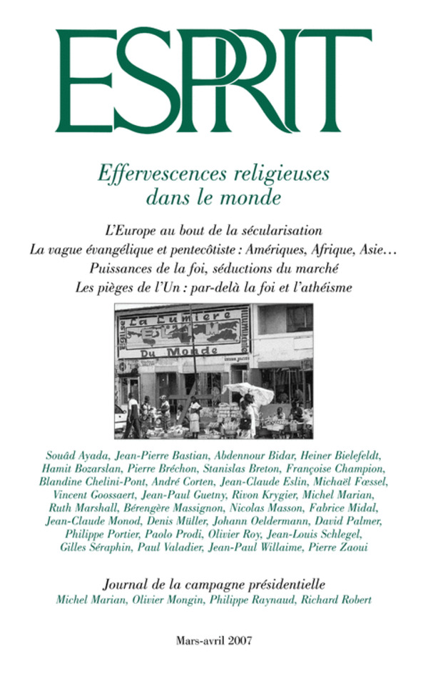 Effervescences religieuses dans le monde