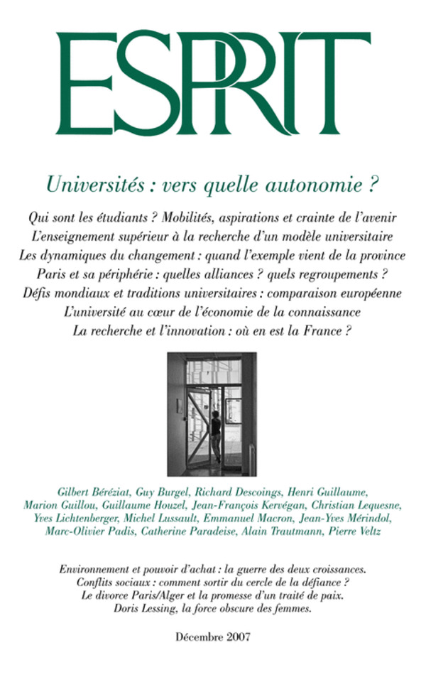 Universités : vers quelle autonomie ?