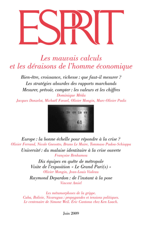 Les mauvais calculs et les déraisons de l’homme économique