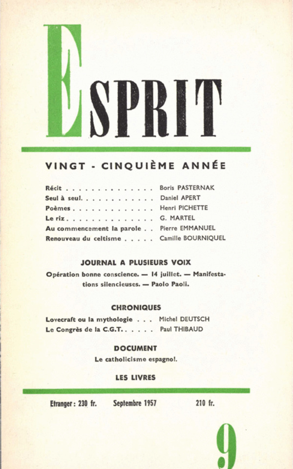 septembre 1957