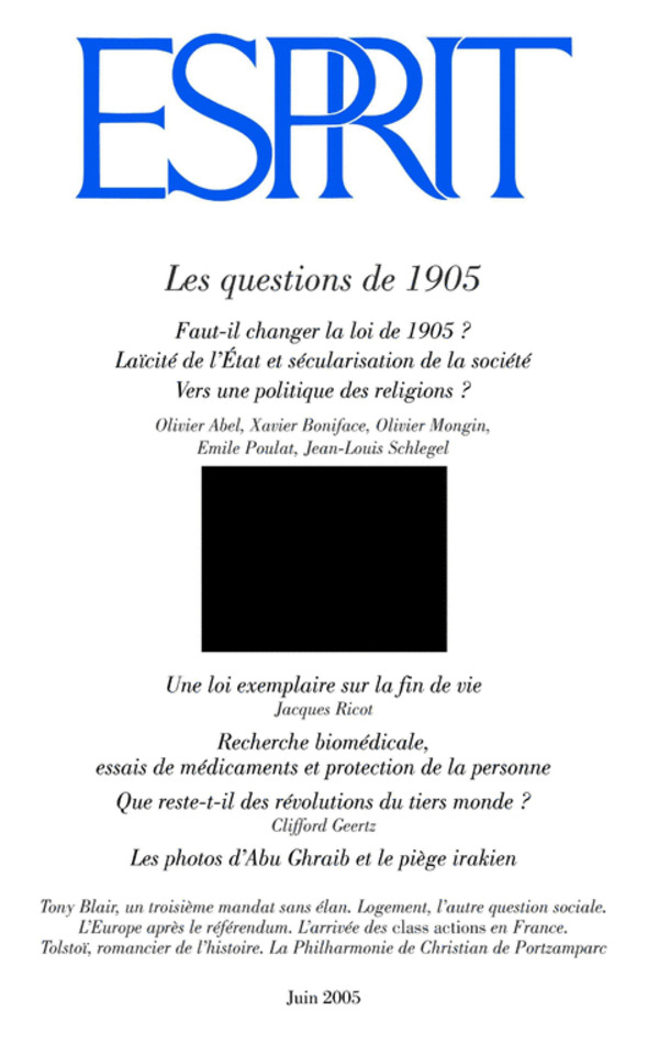Les questions de 1905