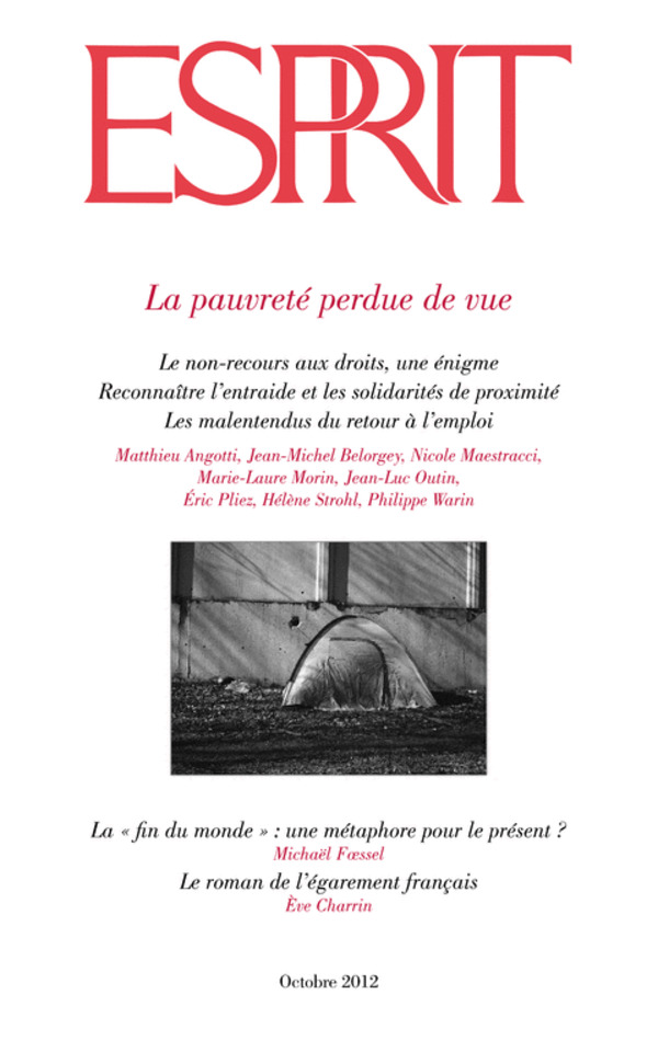 La pauvreté perdue de vue