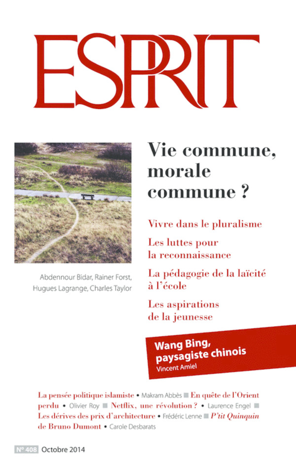 Vie commune, morale commune ?
