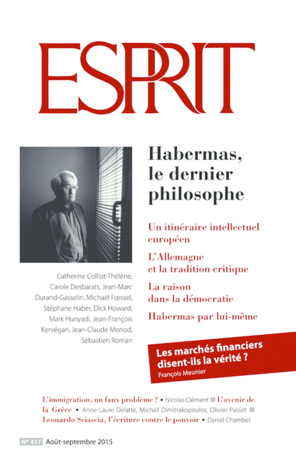 Habermas, le dernier philosophe