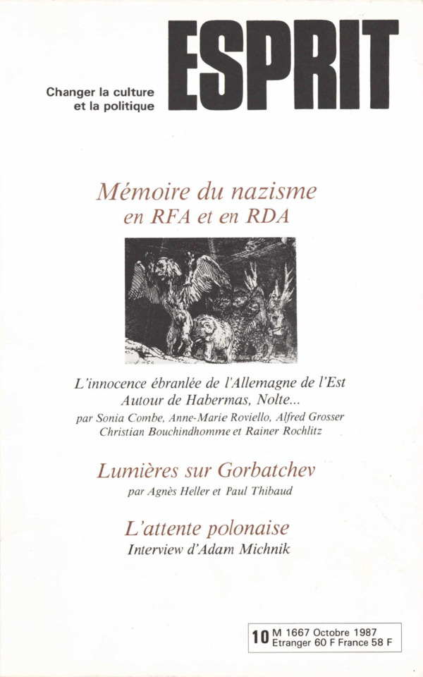 Mémoire du nazisme en RFA et en RDA