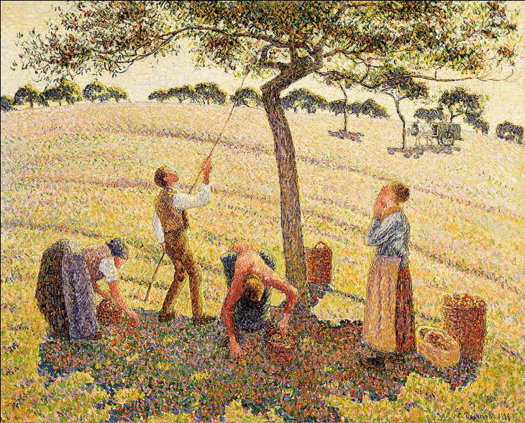 La Cueillette des pommes, d’Eragny-sur-Epte (1888, Dallas)