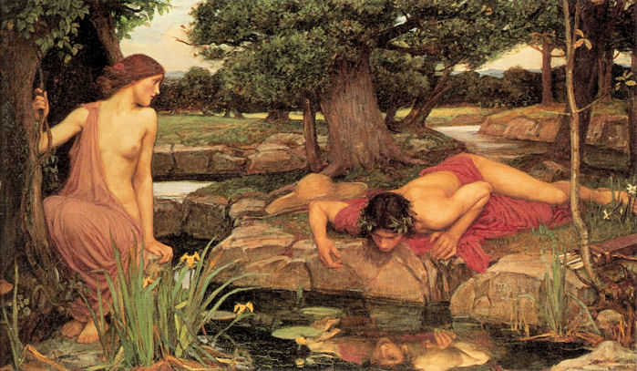 echo et narcisse par J.W. Waterhouse - Walker Art Gallery, Liverpool