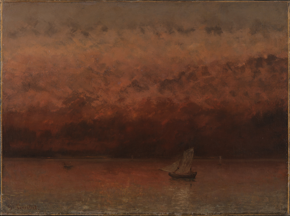 Gustave Courbet Grand panorama des Alpes, les Dents du Midi, 1877 Huile sur toile, 151.2 x 210.2 cm © The Cleveland Museum of Art, John L. Severance Fund et donateurs divers en échange 1962.420