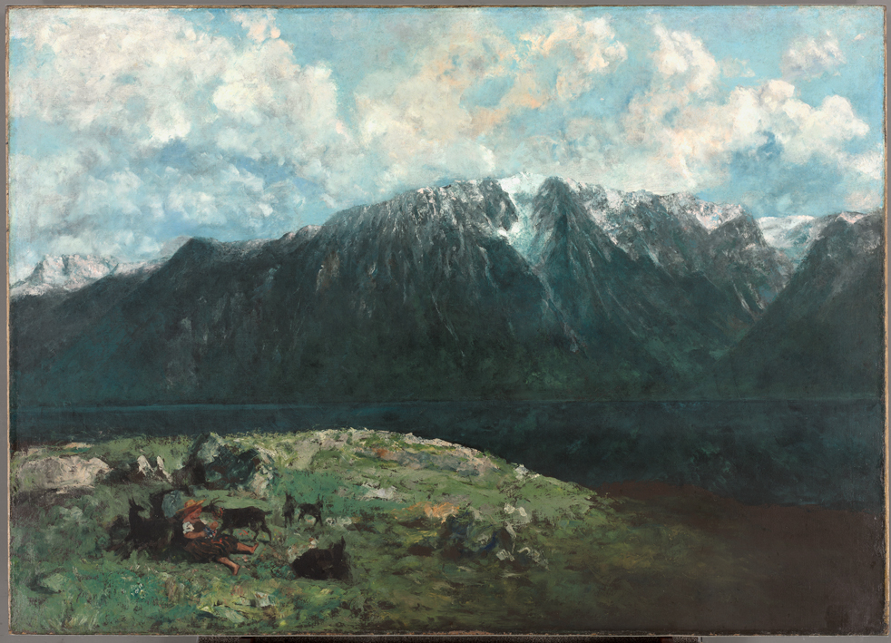 Vers 1876 Huile sur toile, 64 x 140 cm © MAH, photo : Bettina Jacot-Descombes