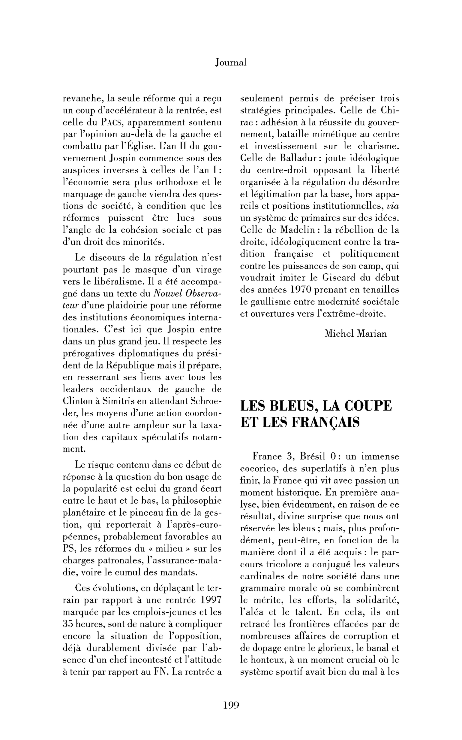 Les Bleus, la coupe et les Français