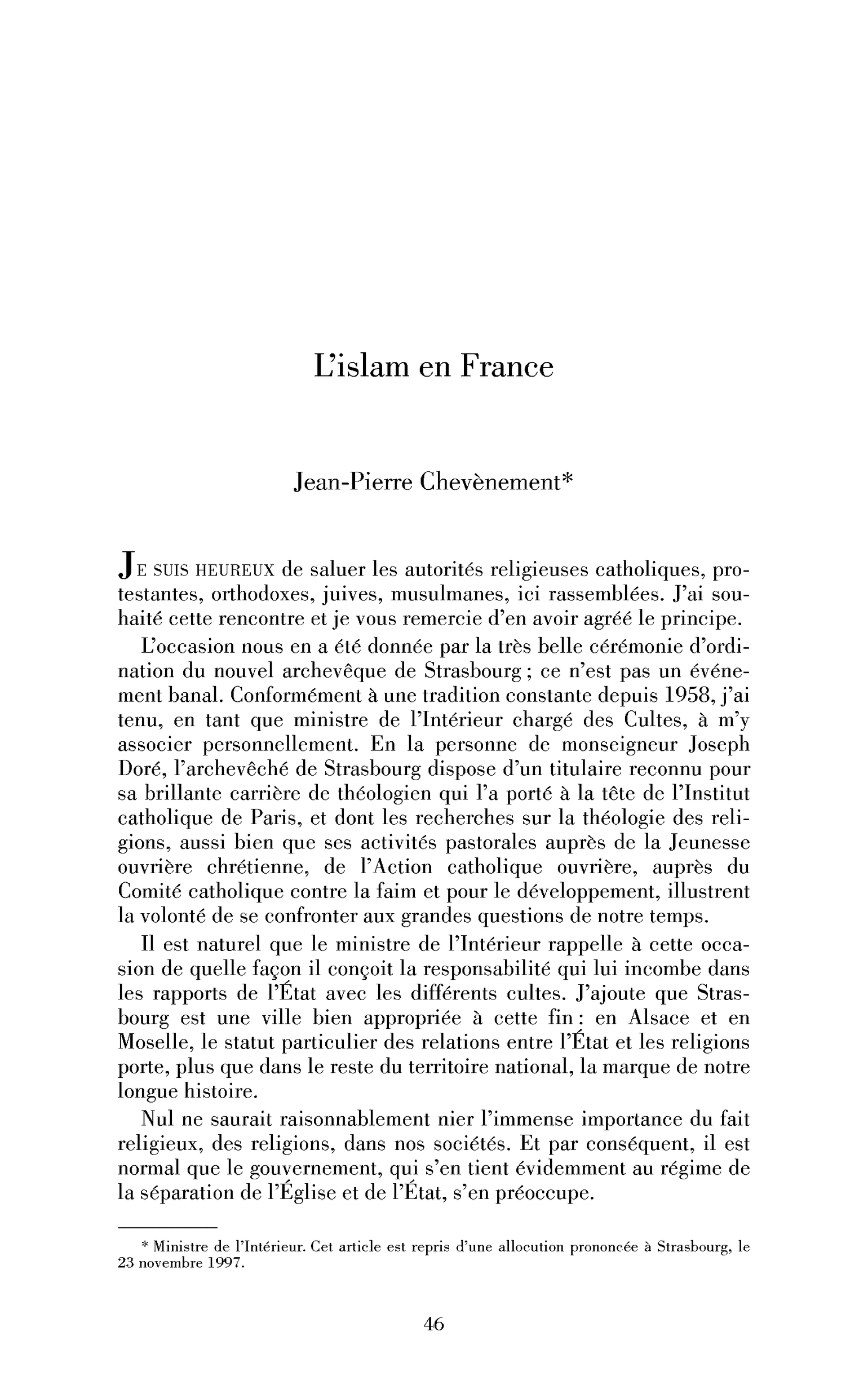 L’islam en France