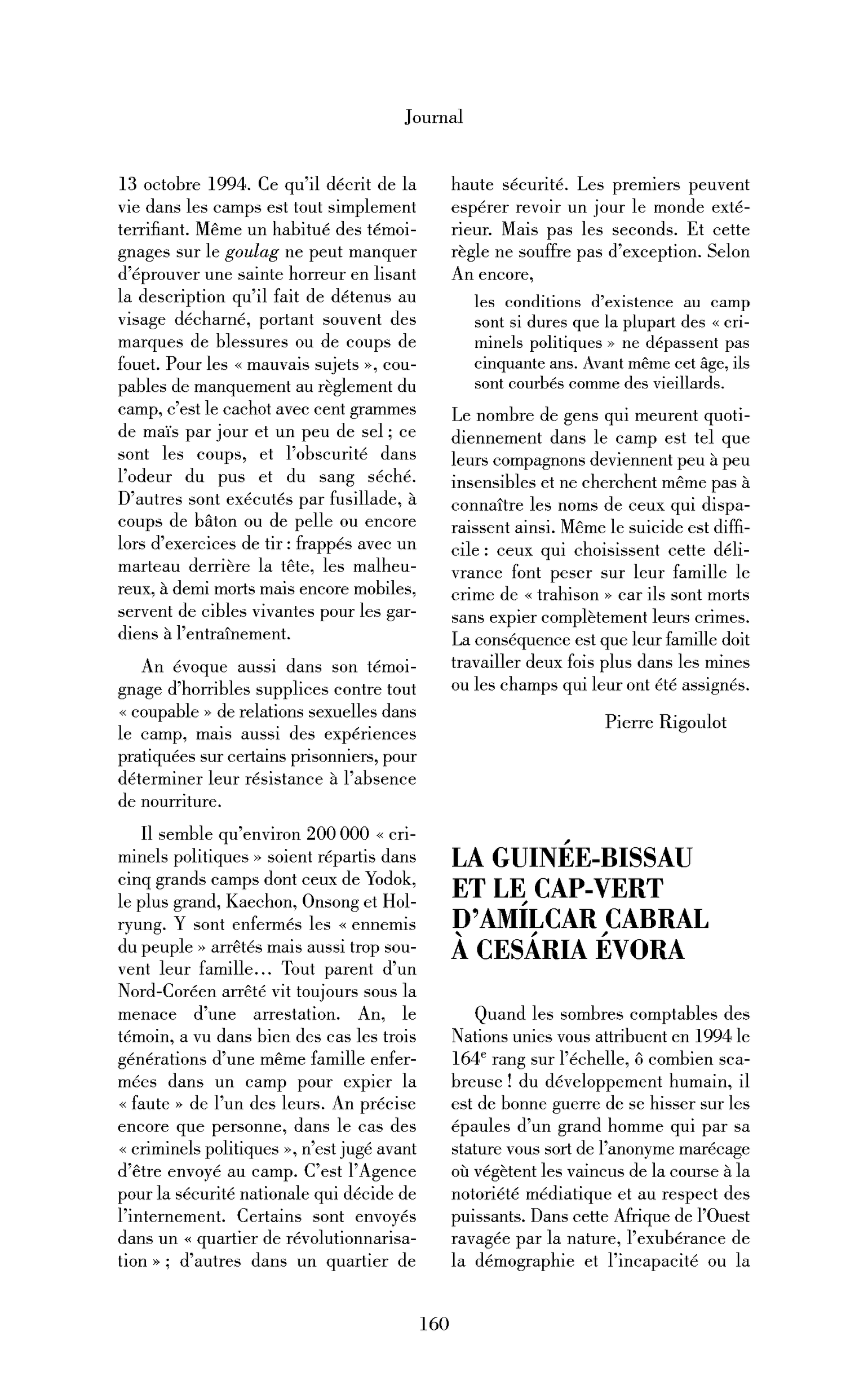 La Guinée-Bissau et le Cap-Vert d’Amílcar Cabral à Cesária Évora