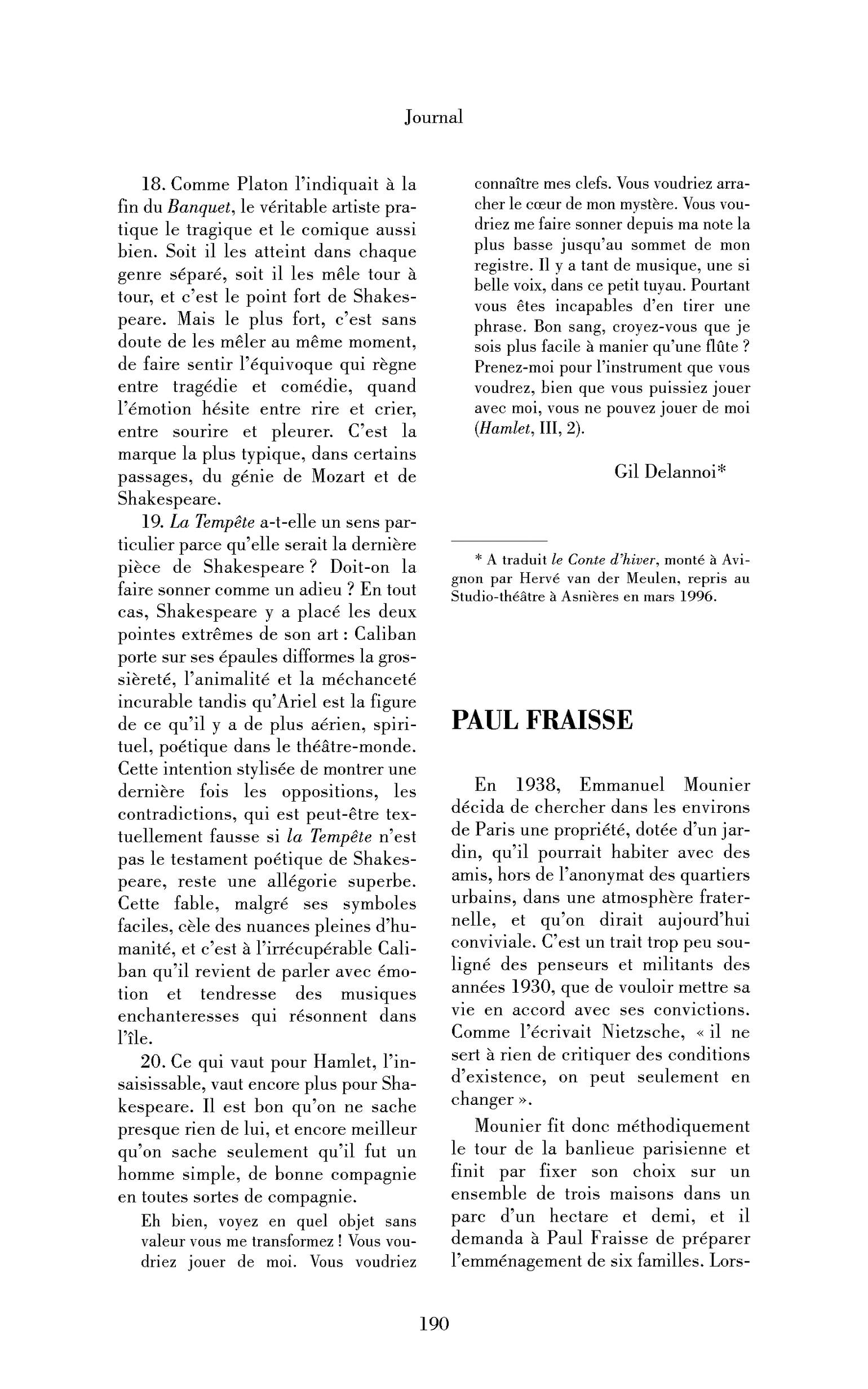 Paul Fraisse