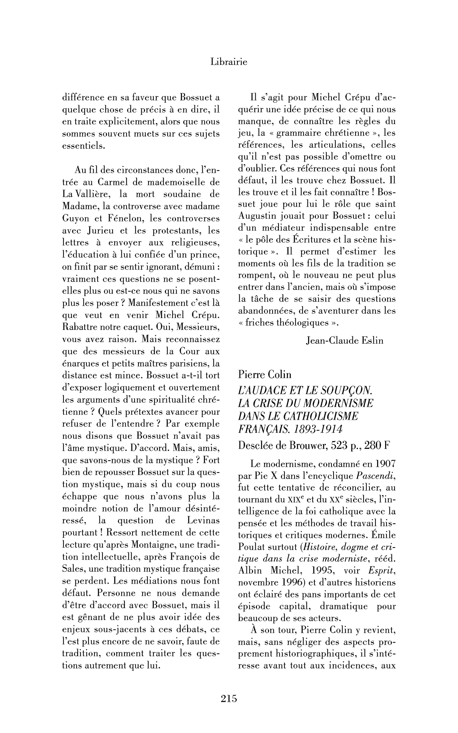 Crise moderniste du catholicisme français