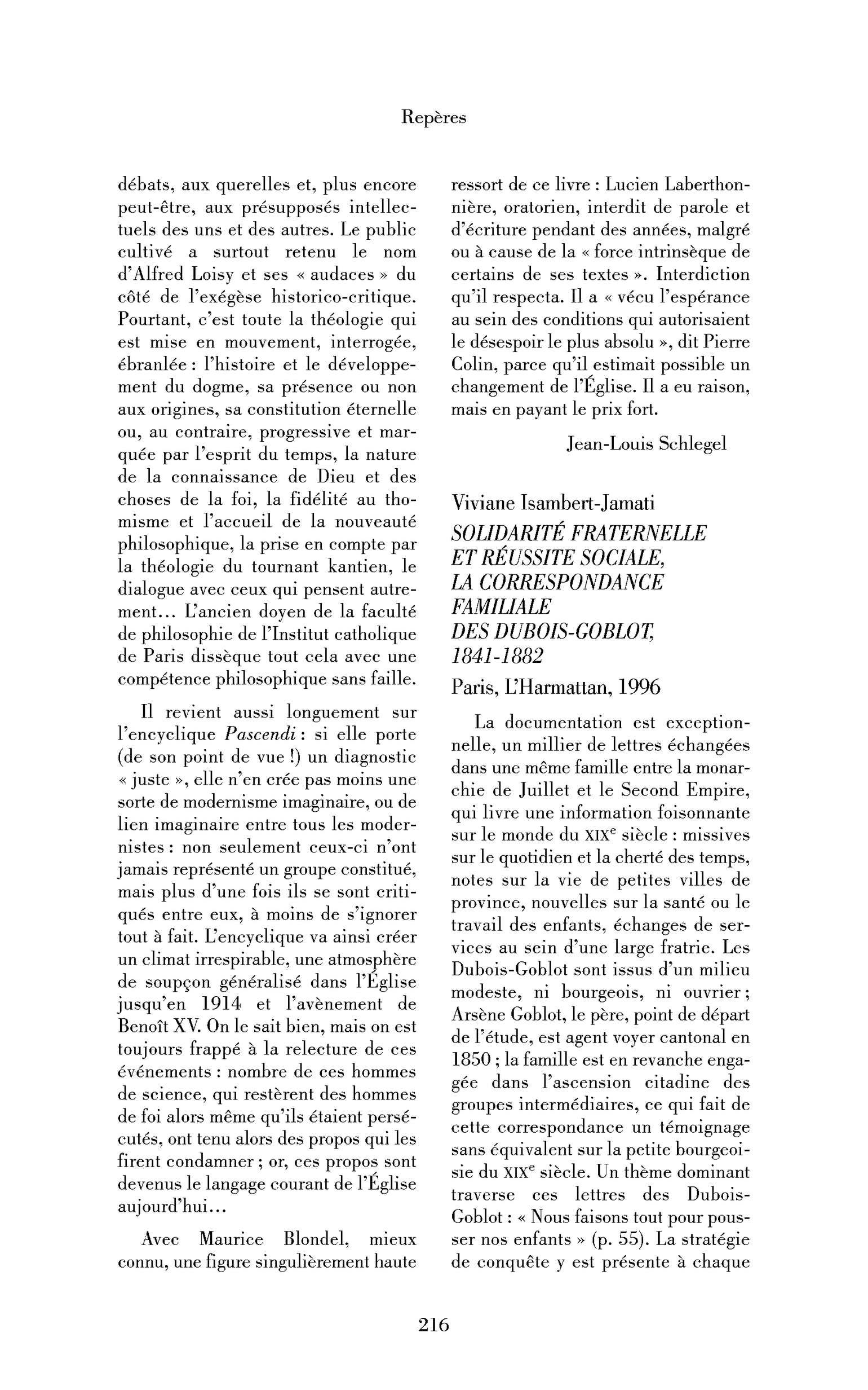 Réussite sociale au XIXe