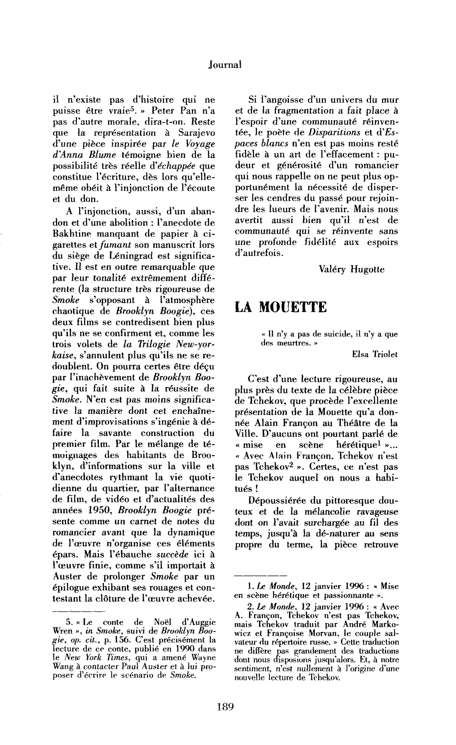 La Mouette