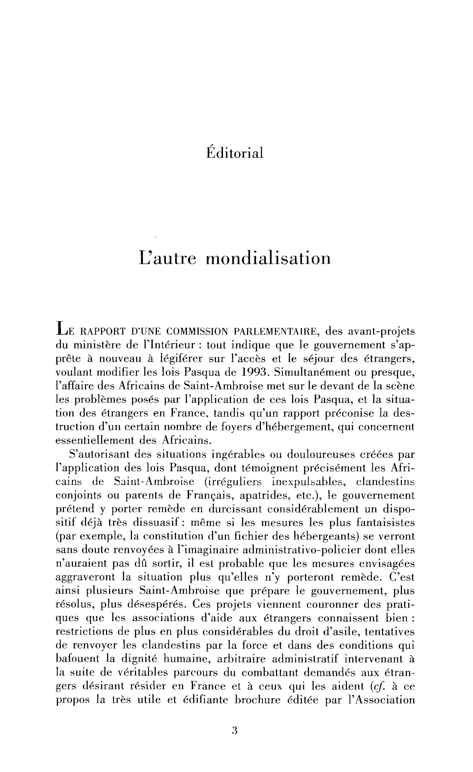 L’autre mondialisation