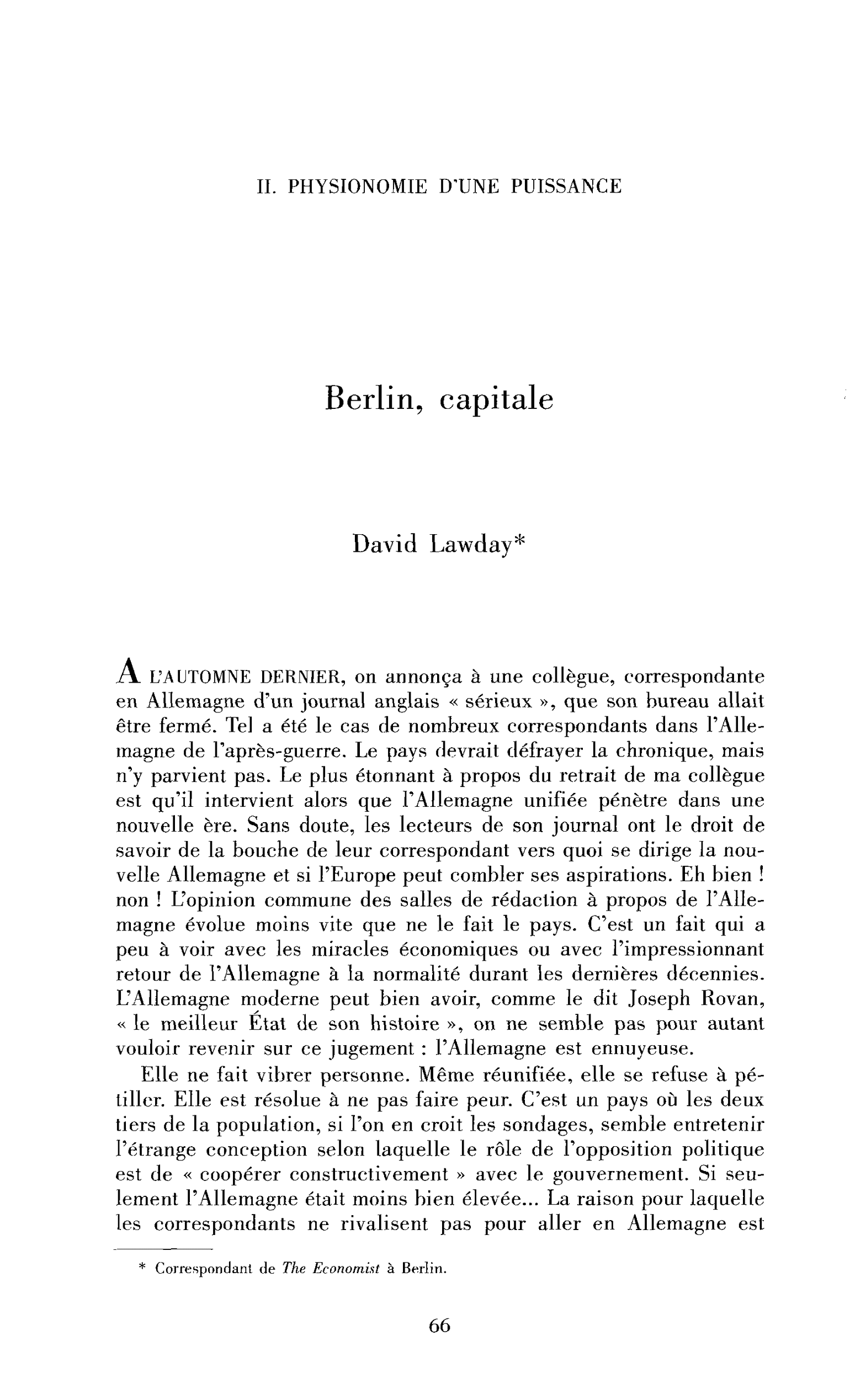 Berlin, capitale