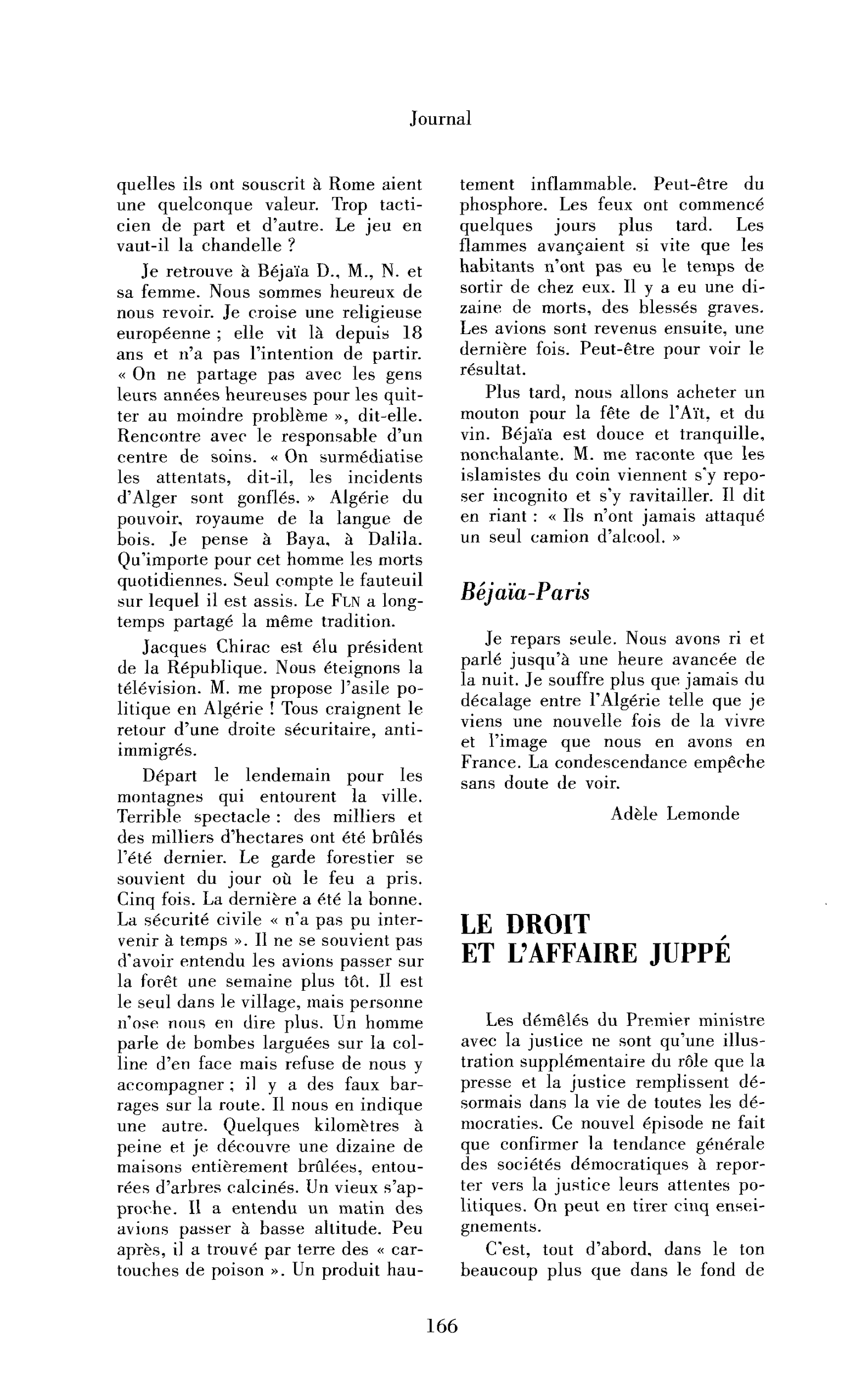 Le droit et l’affaire Juppé