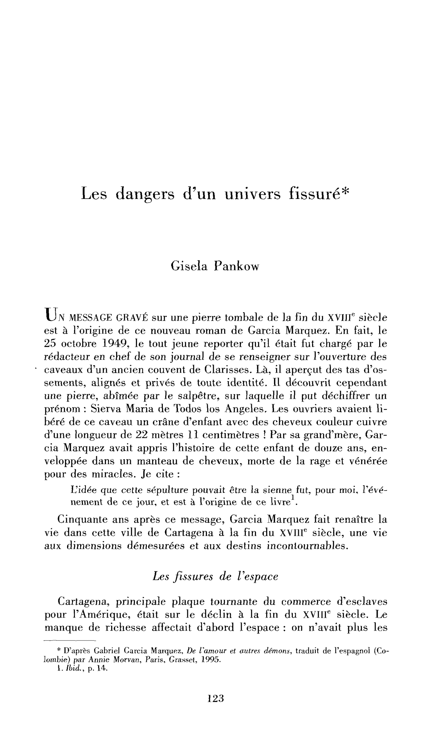 Les dangers d’un univers fissuré
