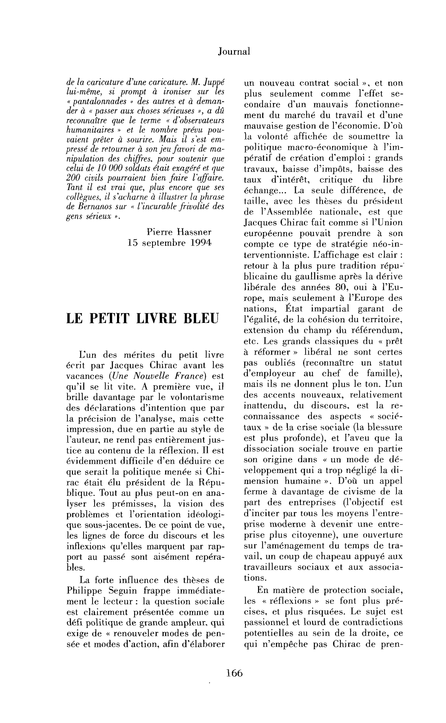 Le petit livre bleu