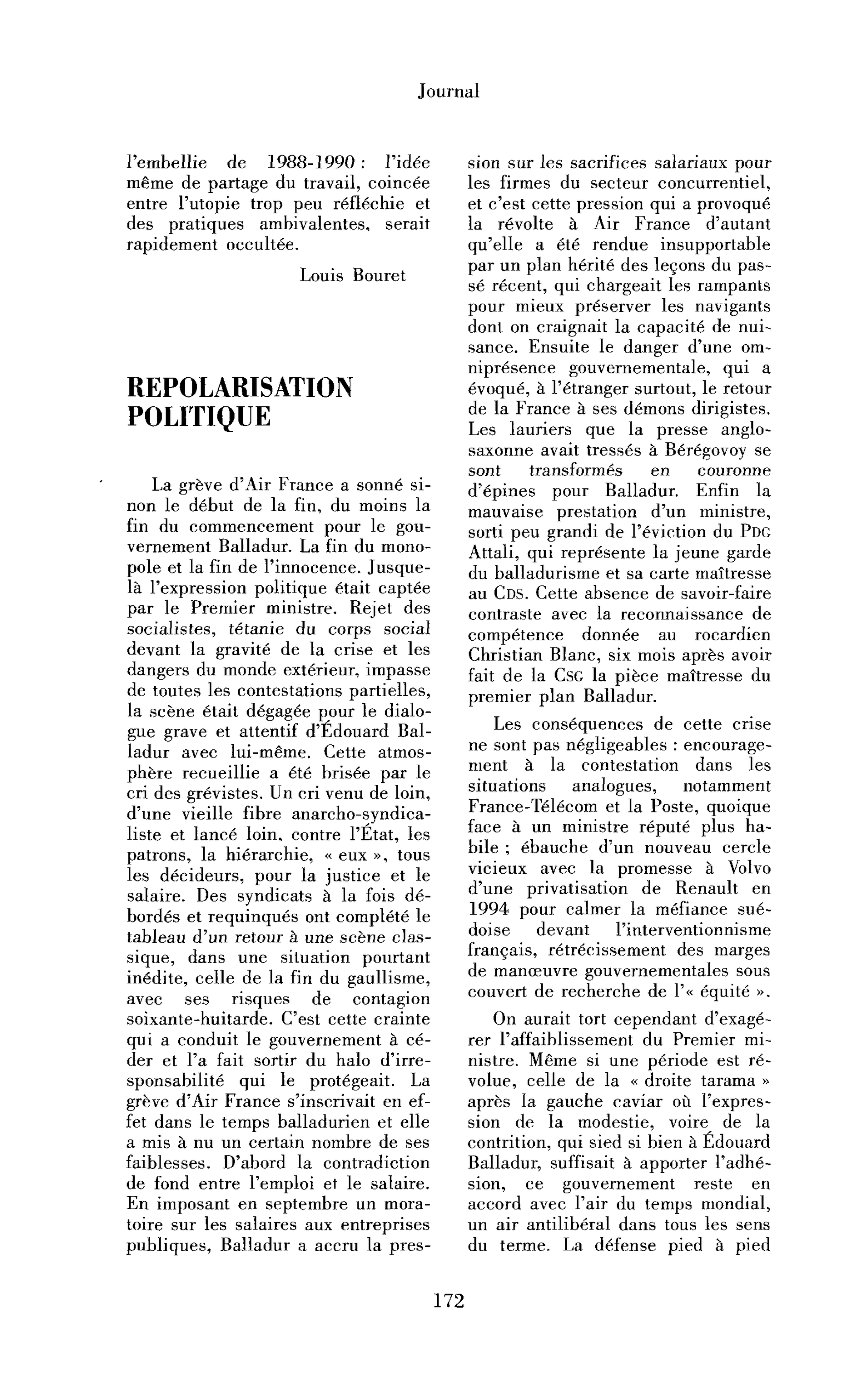 Repolarisation politique