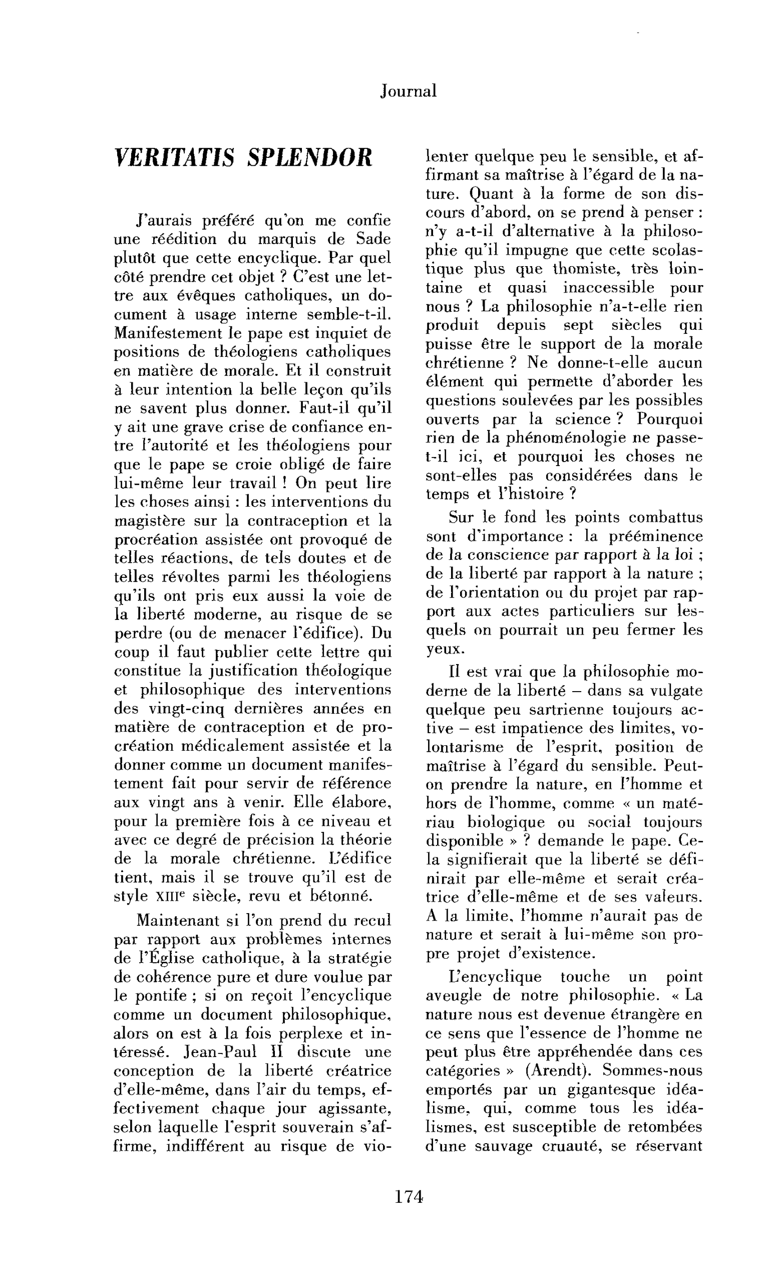 Veritatis Splendor