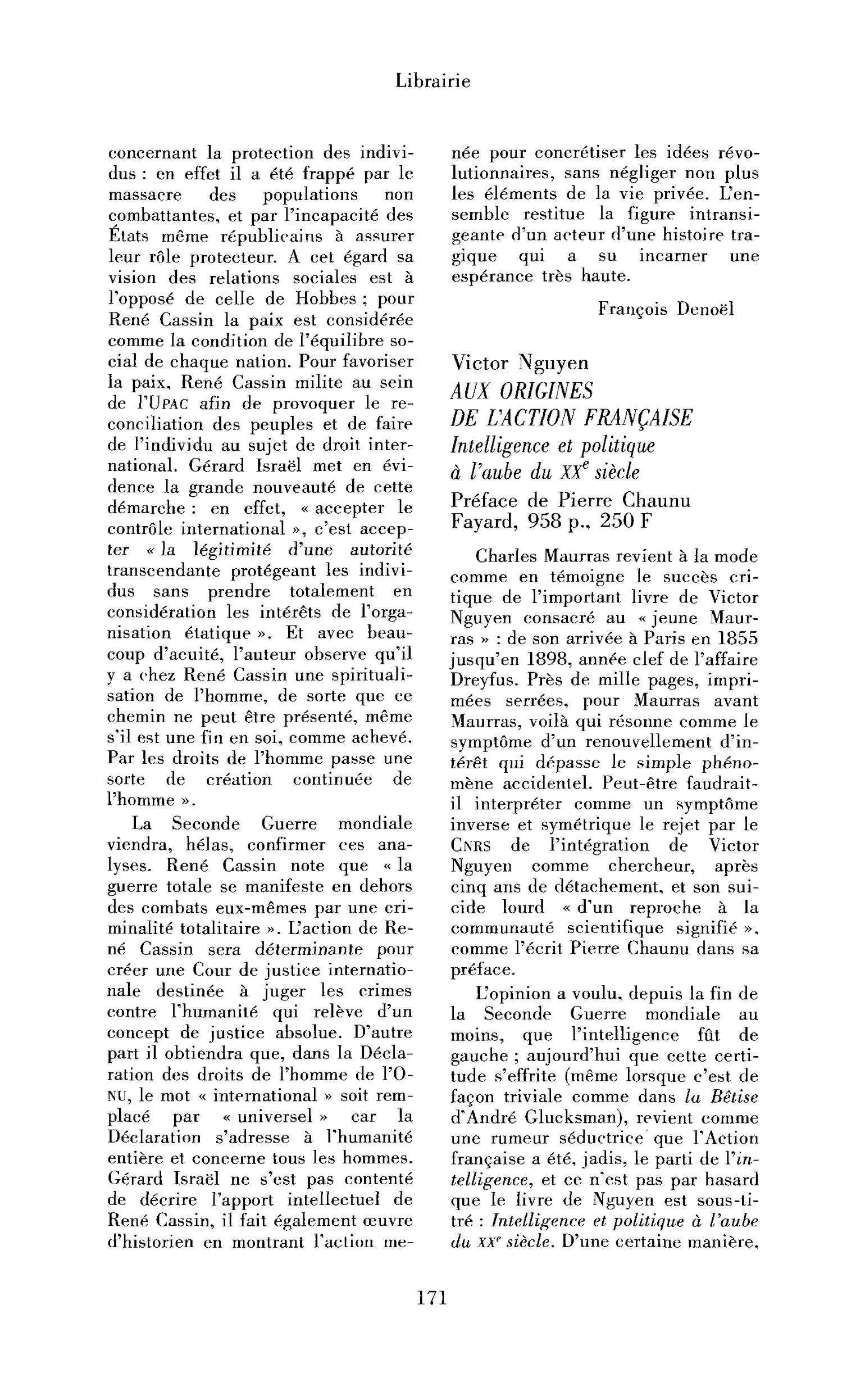 Victor Nguyen : Aux origines de l’Action française