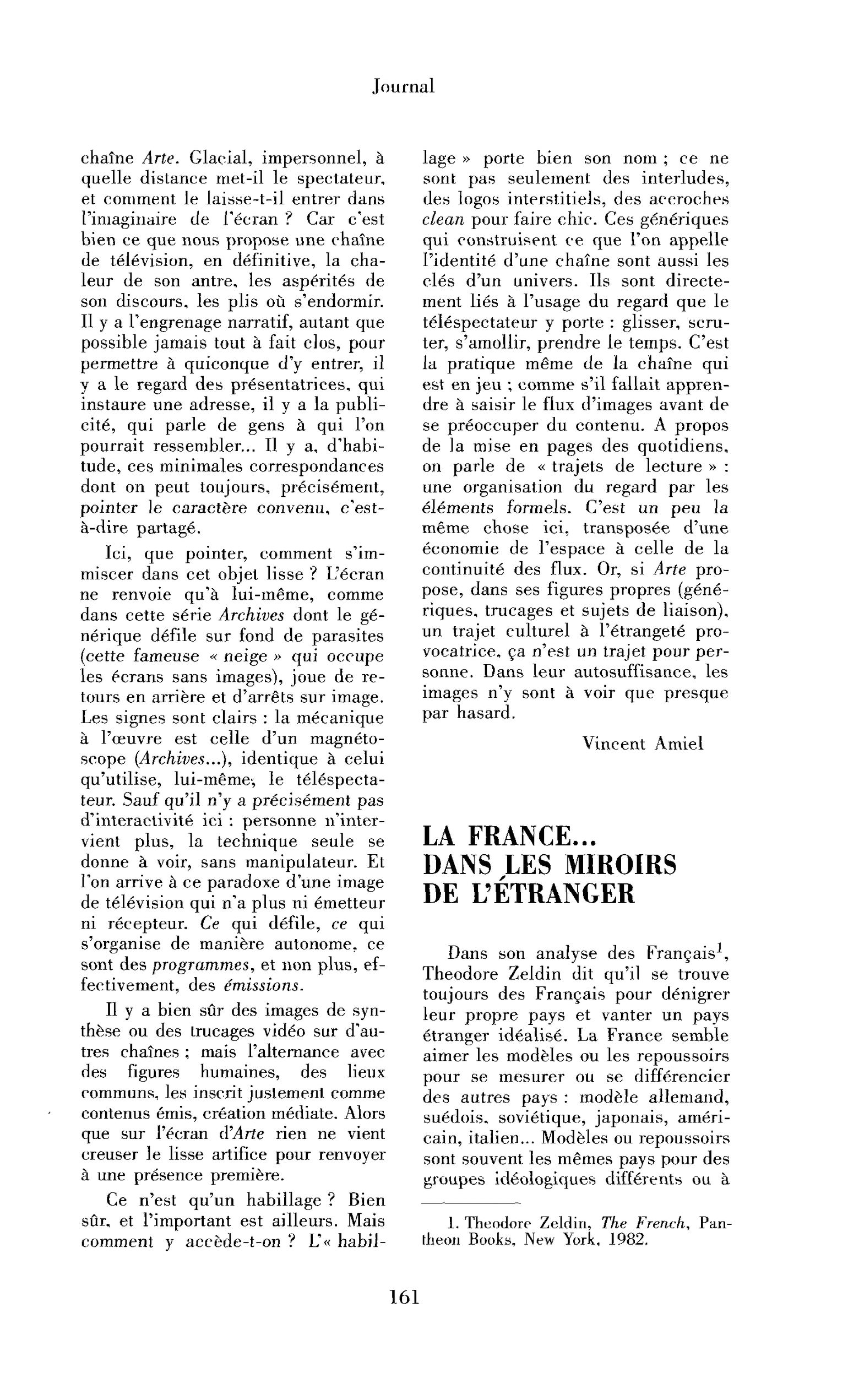 La France… dans les miroirs de l’étranger