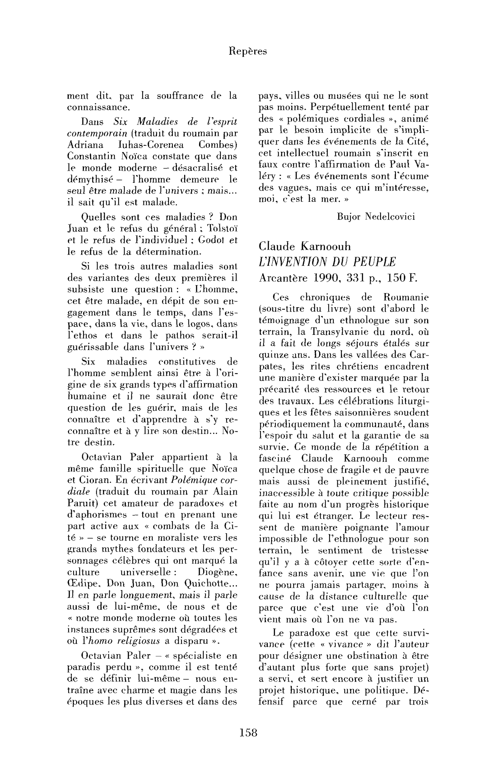 Claude Karnoouh : l’Invention du peuple