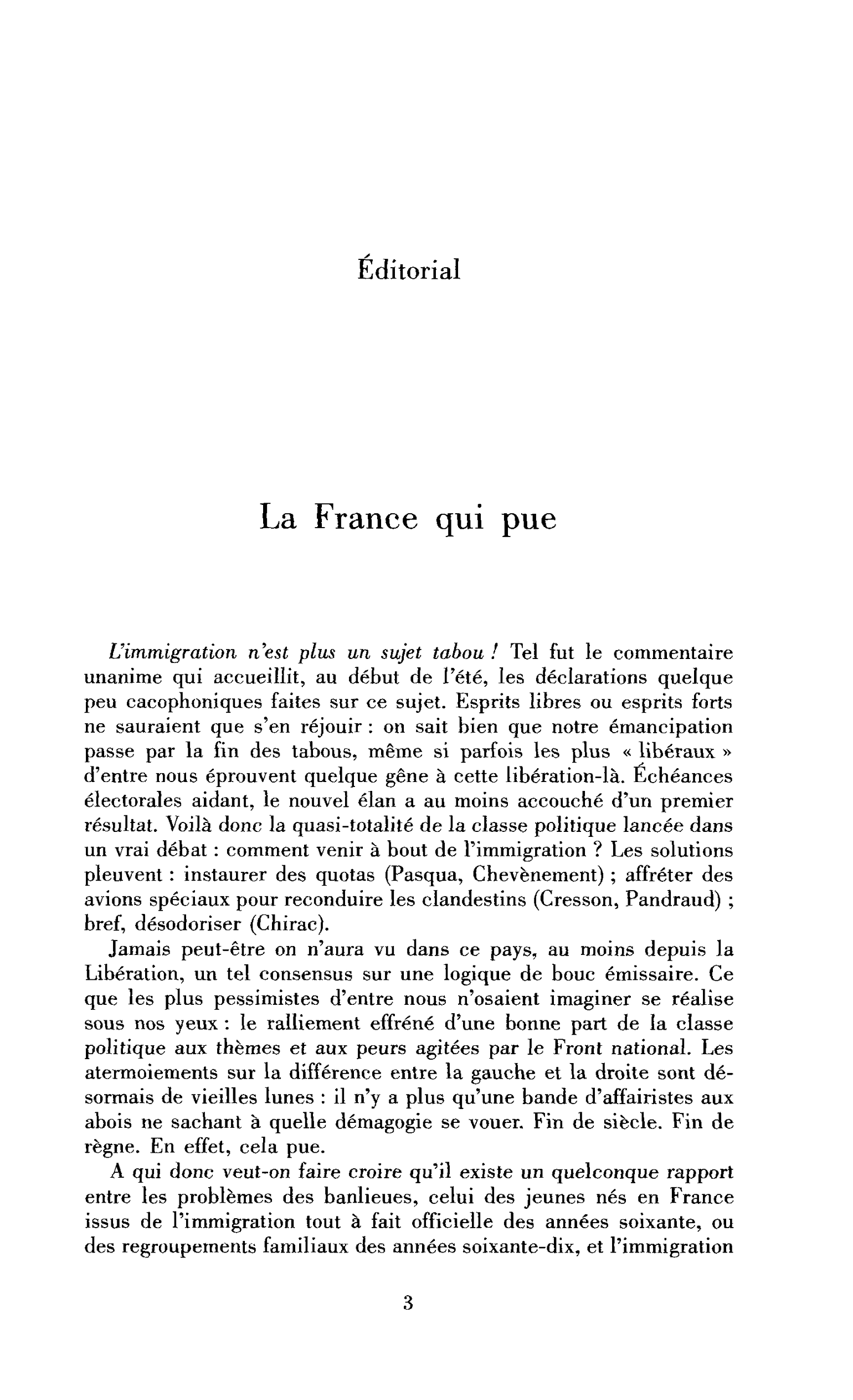 La France qui pue