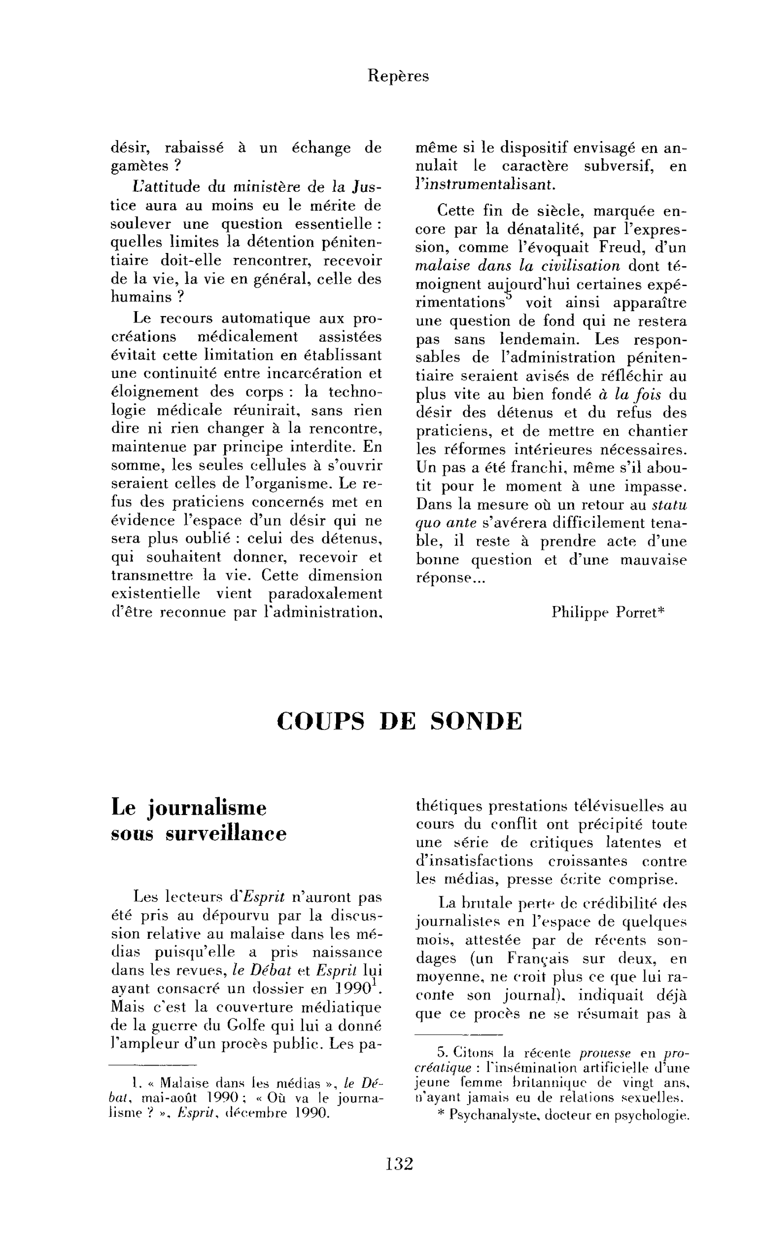 Le journalisme sous surveillance