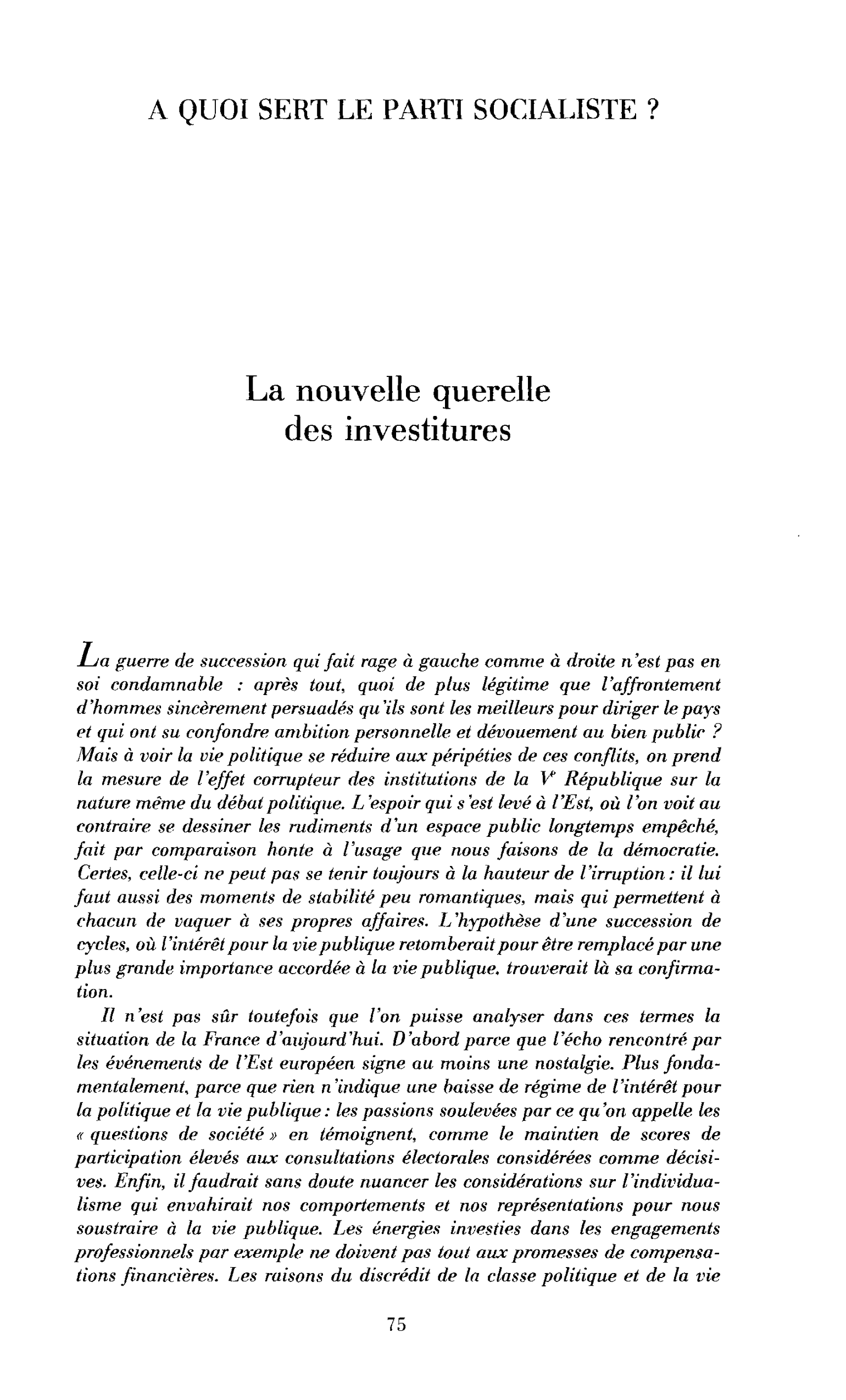 La querelle des investitures