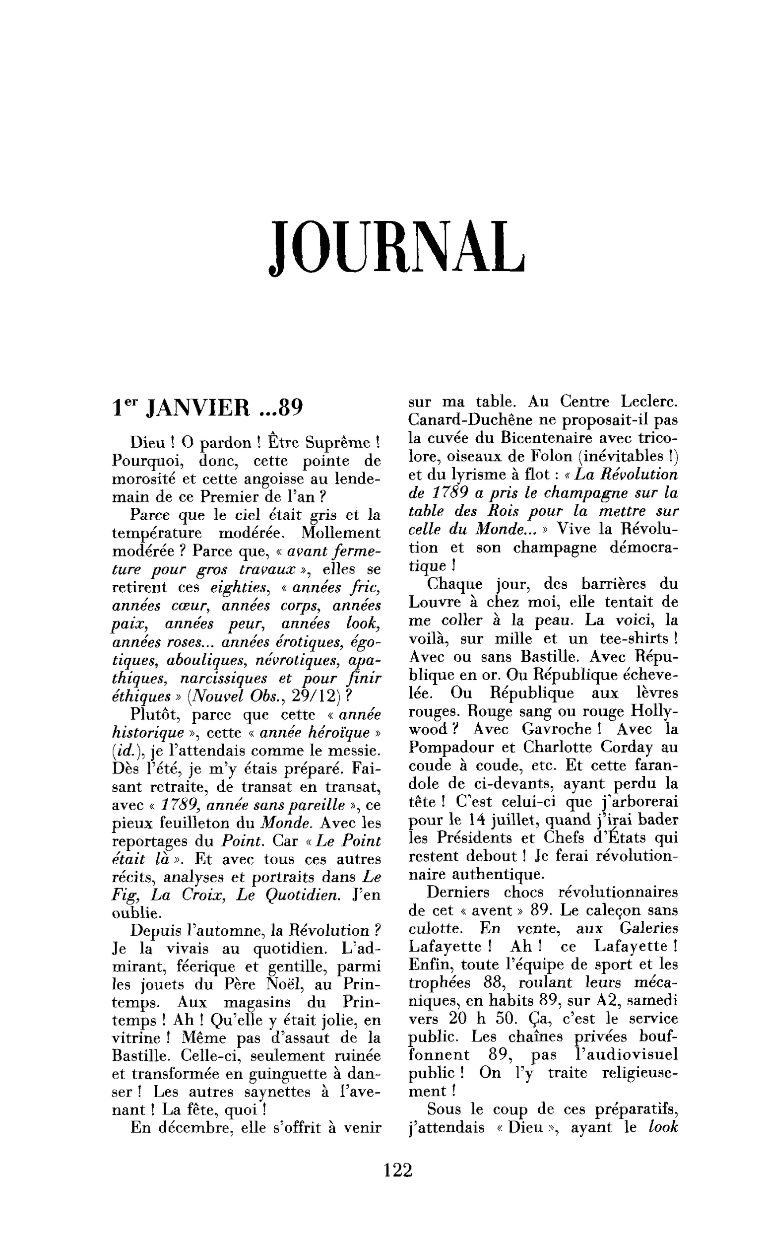 1er janvier… 89