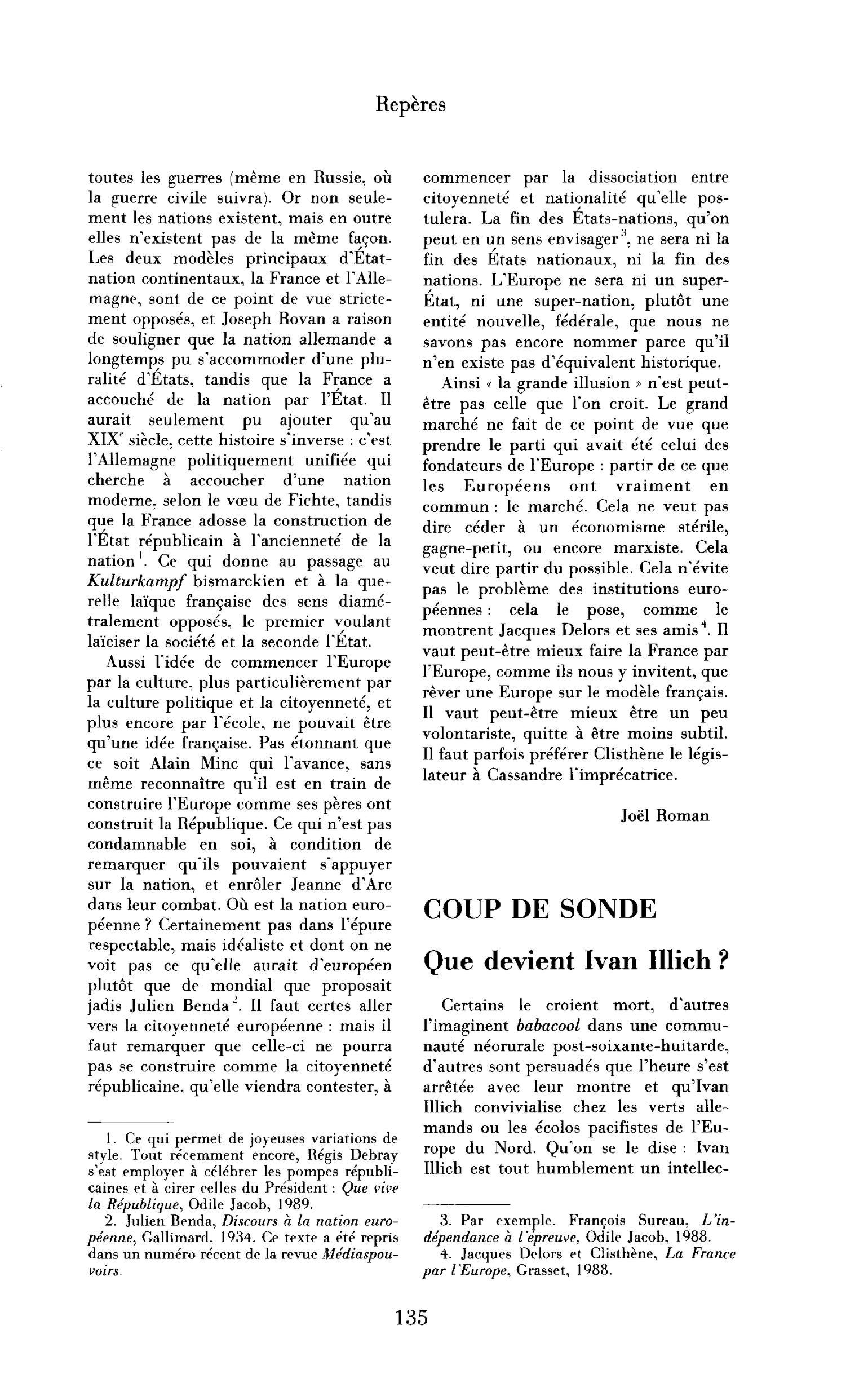 Que devient Ivan Illich ?