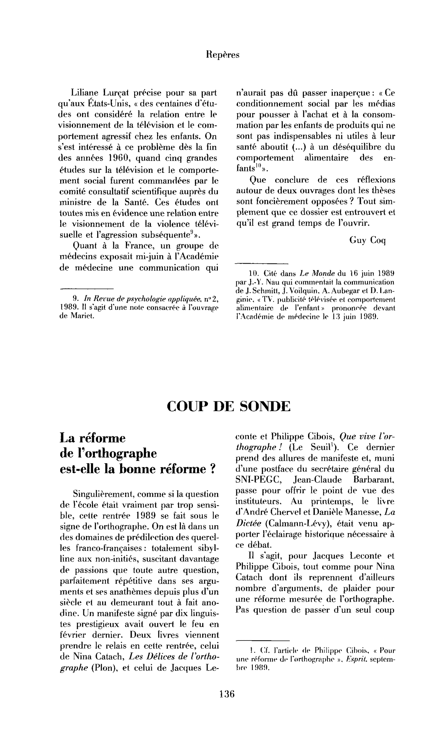 La réforme de l’orthographe est-elle une bonne réforme ?