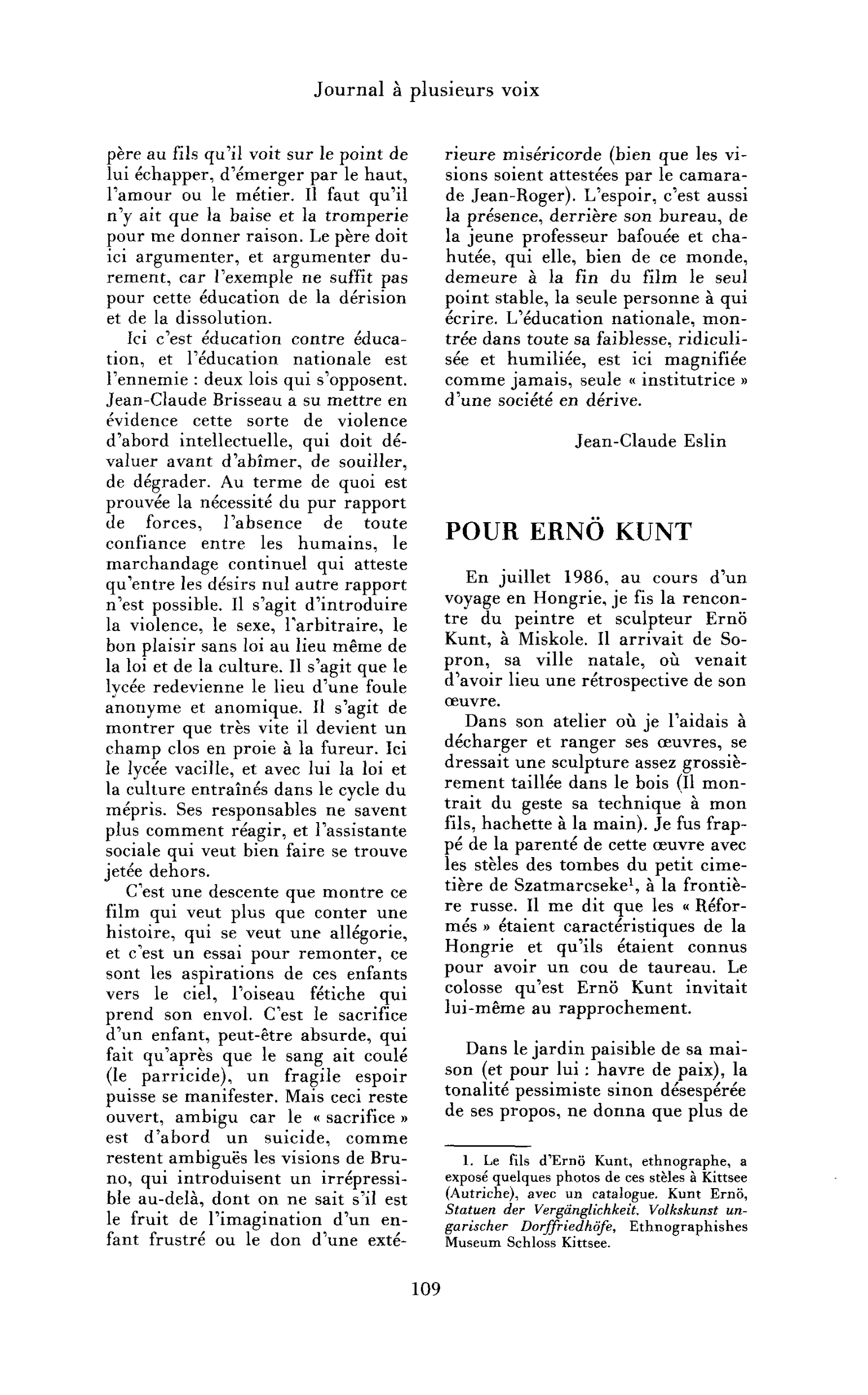 Pour Ernö Kunt