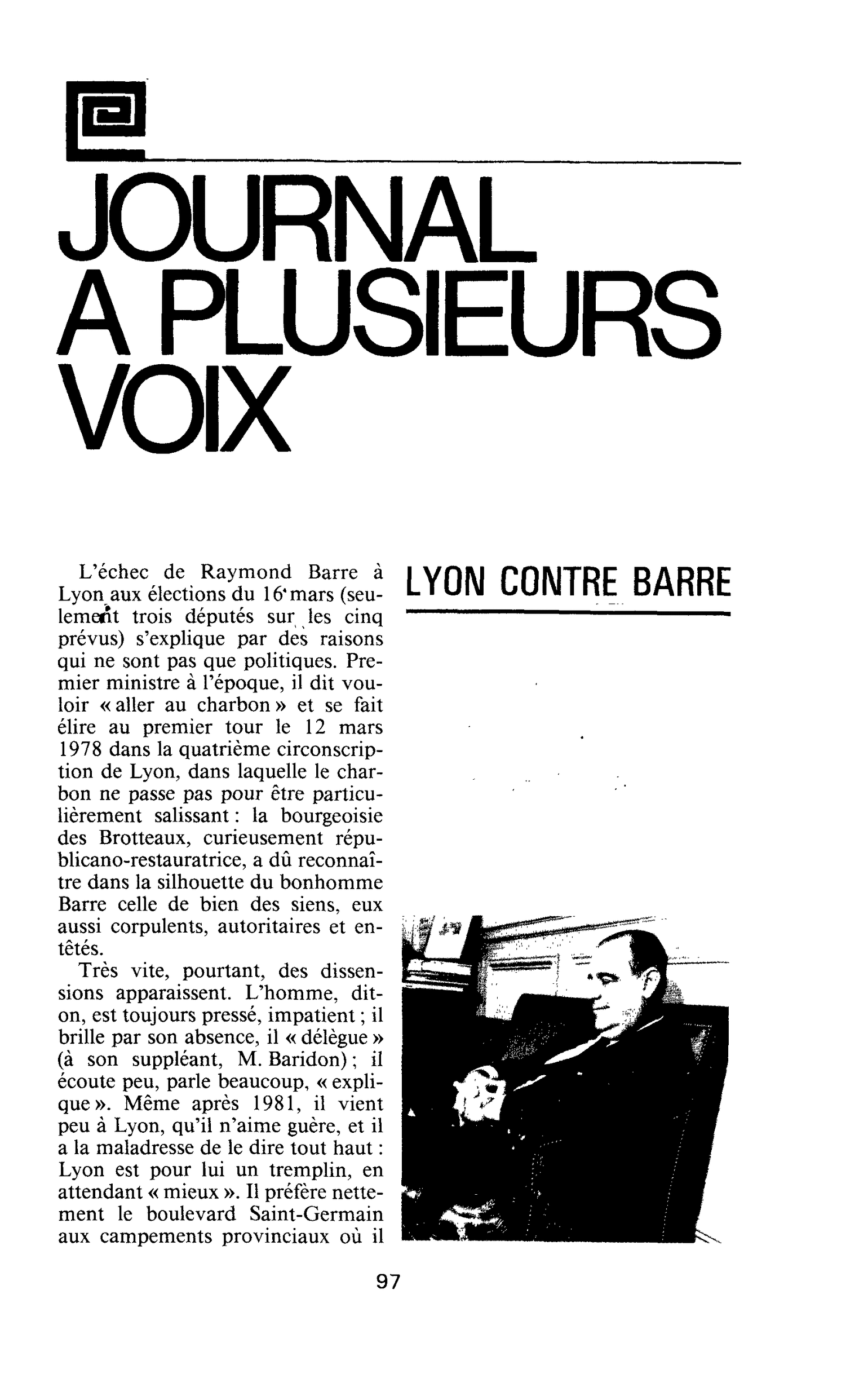 Lyon contre Barre