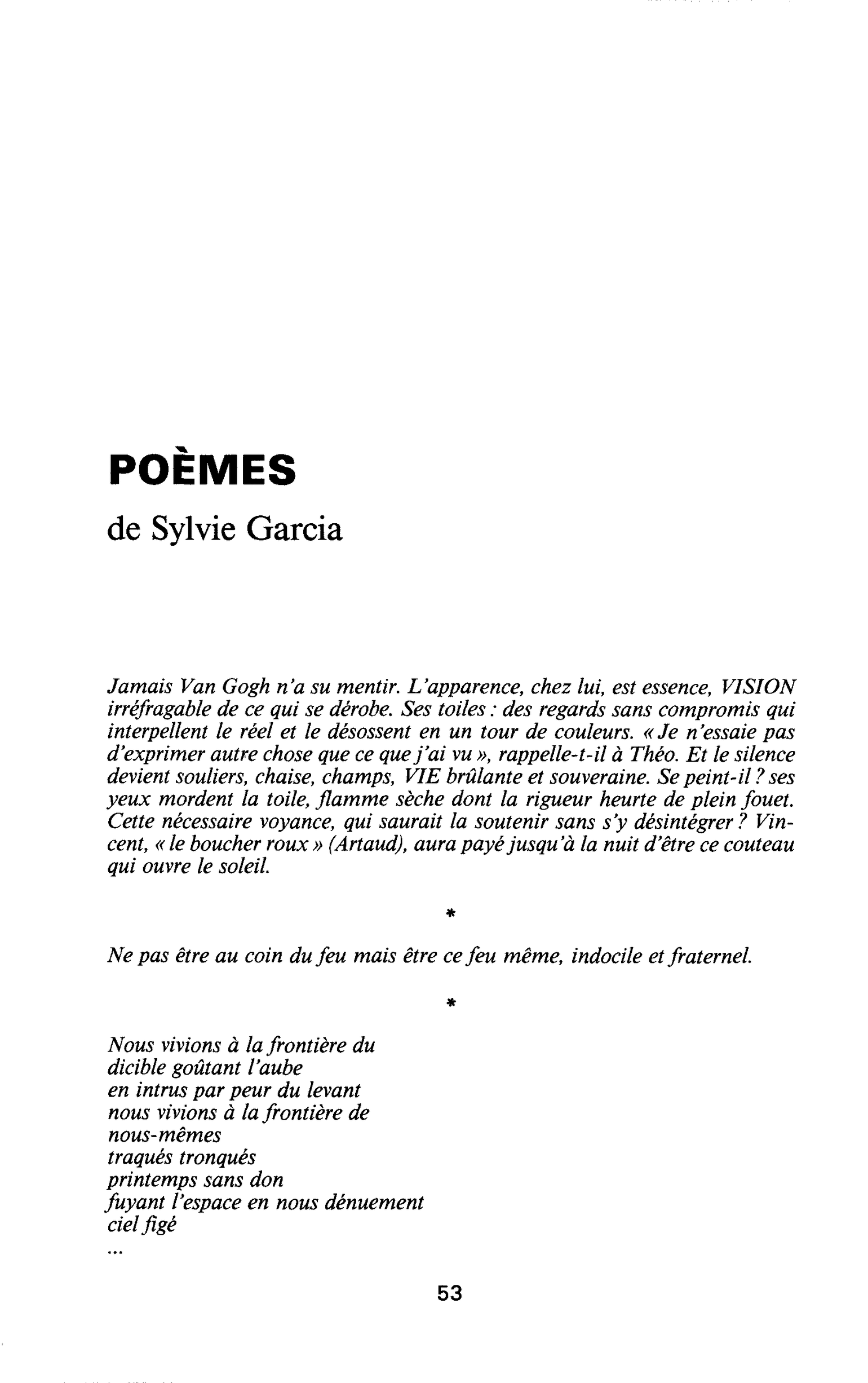 Poèmes