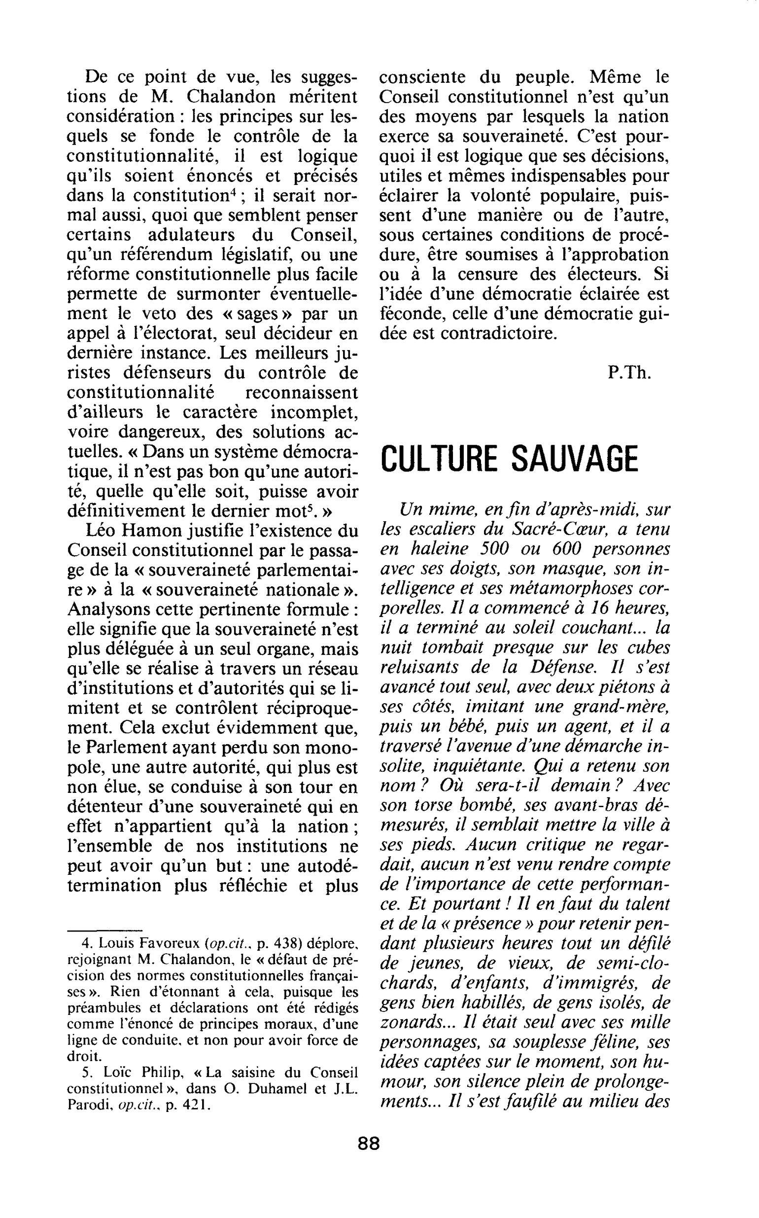 Culture sauvage