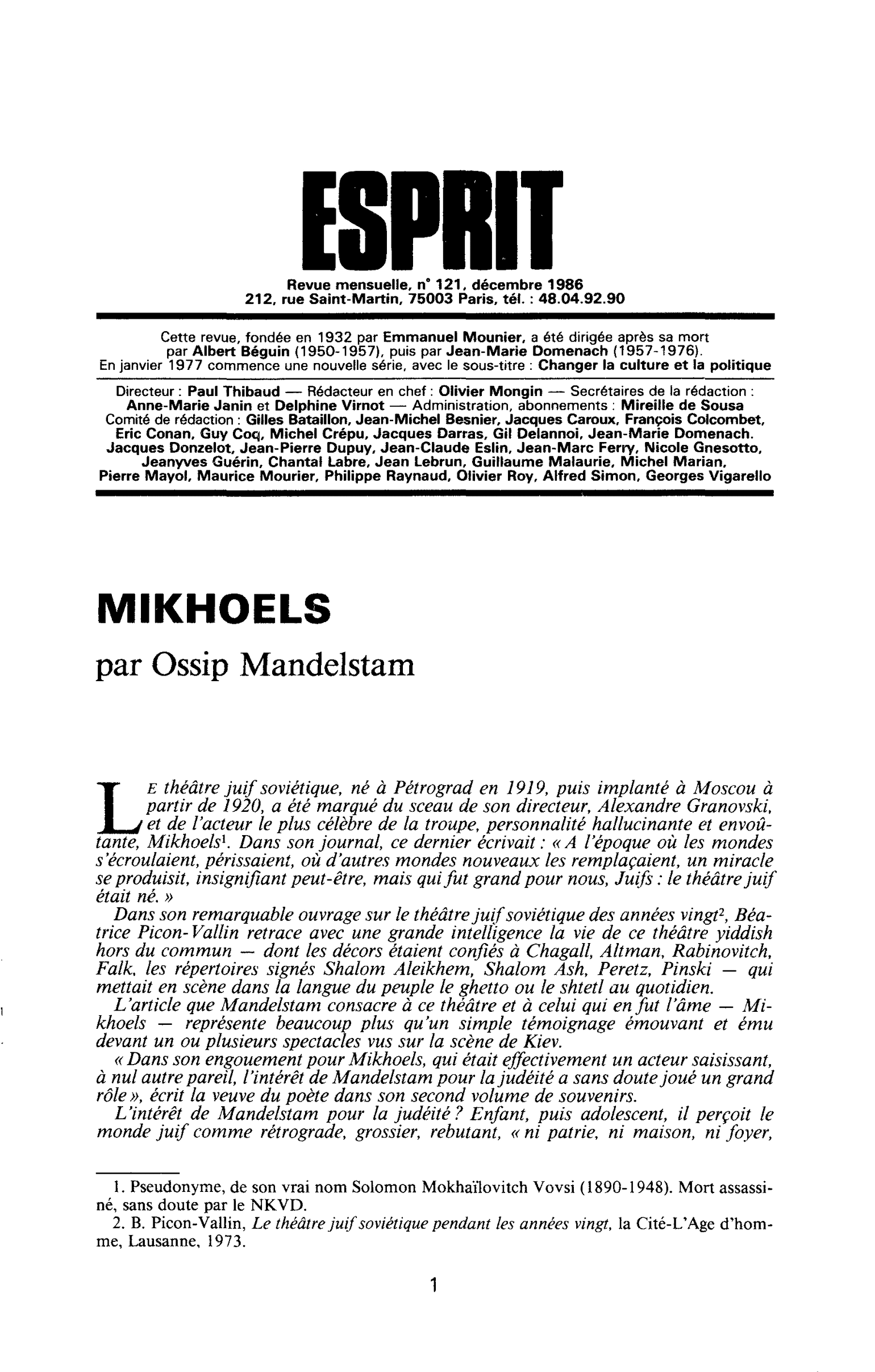 Mikhoels