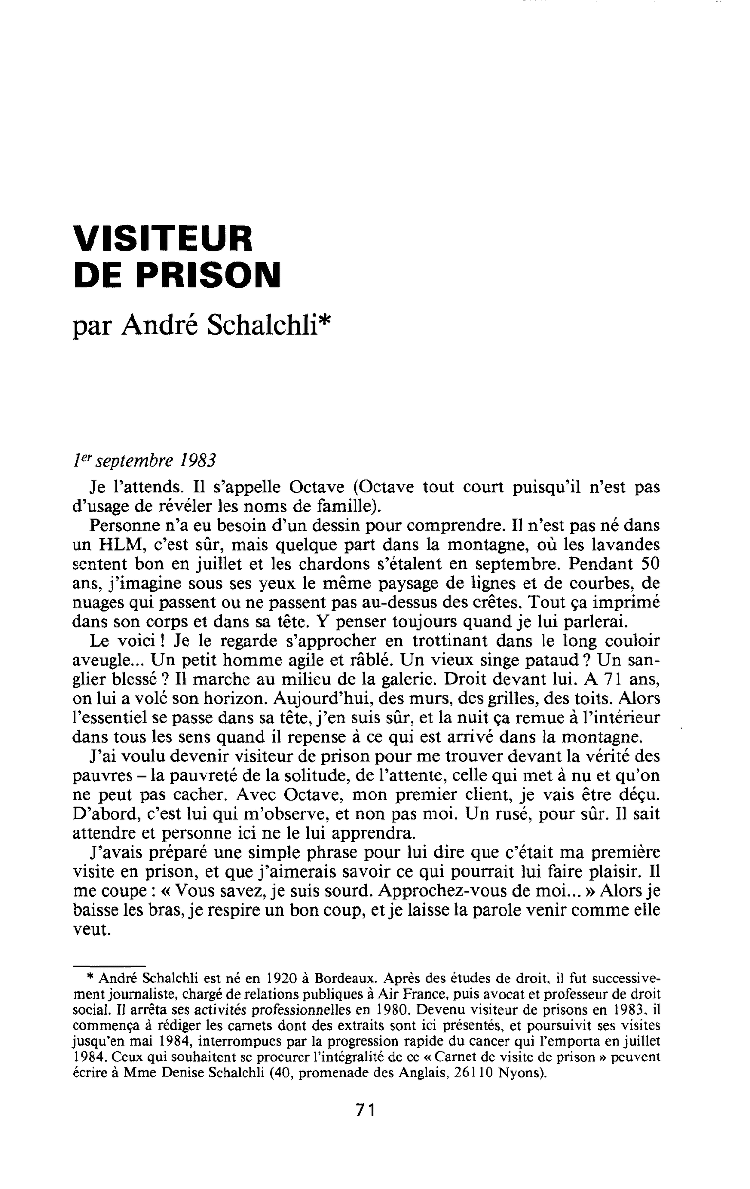 Visiteur de prison